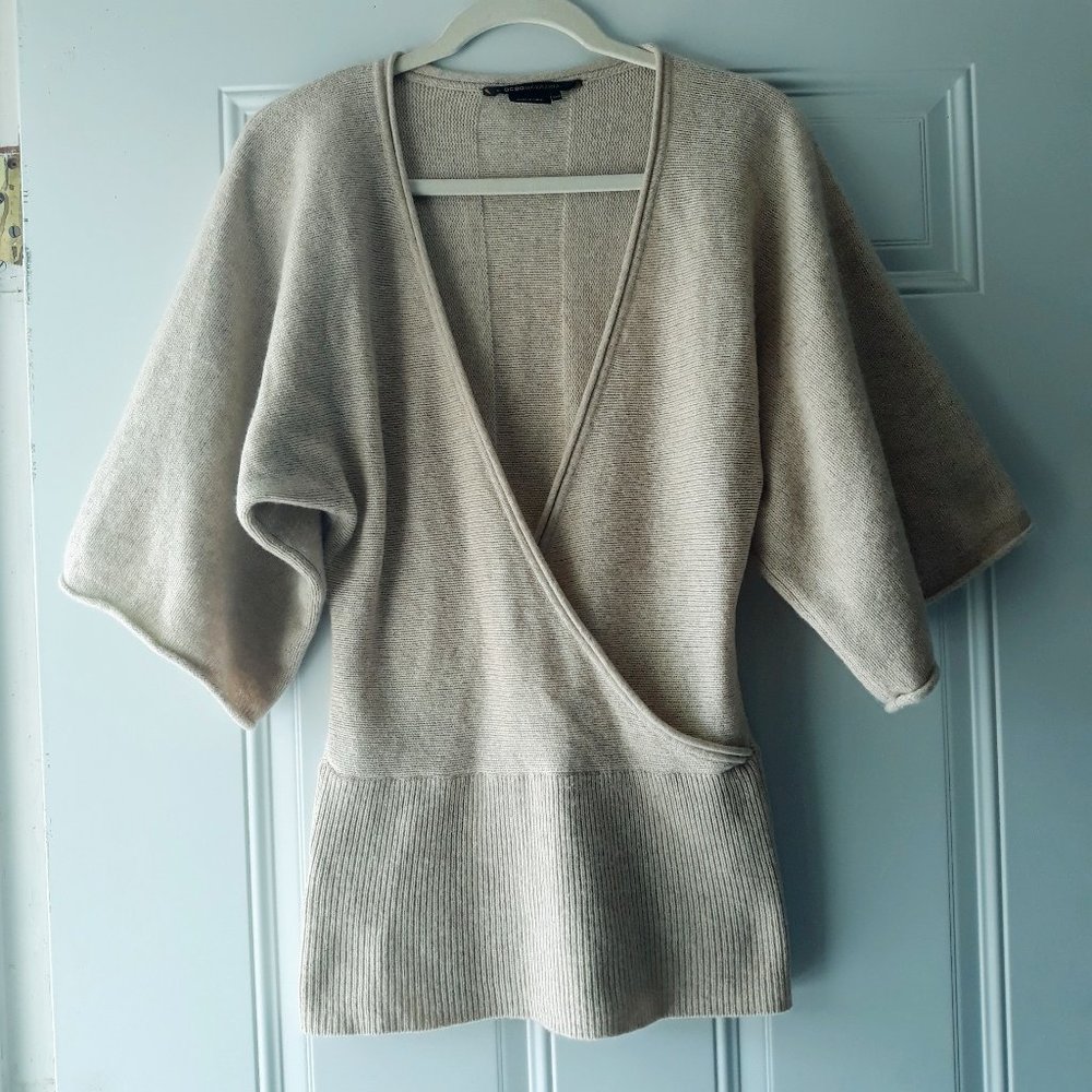 BCBGMaxazria Wool Cashmere Tunic Knit Sweater